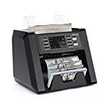 Cashtek N30 Money Counter Machine Mixed Denomination, Multi Currency Value Count, CIS/UV/MG/IR Counterfeit Detection, Printer Enabled Cash Counter for Business