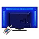 LE LED Strip Lights for TV,6.56Ft RGB Color Changing TV Backlights with Remote, Christmas Gifts for Men & Women, USB Powered Bias Lighting for 32-65 Inch TV, PC, Mirror, Home, Wall Decorations