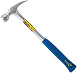 Estwing - GG417 Framing Hammer - 22 oz Long Handle Straight Rip Claw with Milled Face & Shock Reduction Grip - E3-22SM