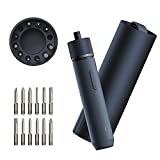 HOTO Electric Screwdriver, 3.6V Cordless Screwdrive Set, All-in-One Design, USB-C Charging Cable, Manual & Electric, LED Shadowless Light, 3 Torque, 5N.m 1500mAh, 12Pcs Bit for Electrical Repairs