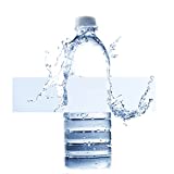 100 Pcs Water Bottle Labels Glossy White Waterproof Stickers ,2'×8' Printable Blank Wraparound Rectangle Labels for Inkjet/Laser Printer