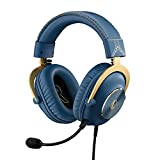 Logitech G PRO X Gaming Headset - Blue VO!CE, Detachable Microphone, Comfortable Memory Foam Ear Pads, DTS Headphone 7.1 and 50 mm PRO G Drivers, Official League of Legends Edition