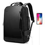 BOPAI Business 15.6 inch Laptop Backpack Convertible Increase Compartment Anti-Theft Laptop Rucksack USB Charging and Water Resistant College Multi-Functional Travel Men Backpack Black …