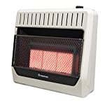 ProCom ML3PHG Heating Propane Gas Ventless Infrared Plaque Heater, 28,000 BTU, 30,000, Black