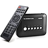 1080P HDMI TV Media Player with HDMI / YPbPr / AV Output, USB/SD Ports with Remote Control for MP3 AVI RMVB MPEG etc