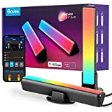 Govee Smart LED Light Bars, Work with Alexa and Google Assistant, RGBICWW WiFi TV Backlights with Scene and Music Modes for Gaming, Pictures, PC, Room Decoration