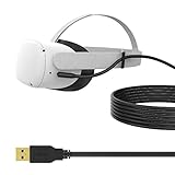 AMVR Link Cable 16.4ft ( 5M ) High Speed Data Transfer & Fast Charging USB Type-C Compatible with Oculus Quest or Quest 2 VR Headset