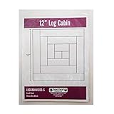 Paper Pieces - English Paper Piece Pack to Make a Single 12' Finished Quilt Block (Log Cabin)