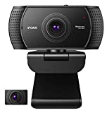 HD 1080P Webcam with Microphone & Privacy Cover, Autofocus USB Vitade Webcam for Mac Windows Conferencing Gaming Xbox Desktop Computers Laptops Pro Streaming Webcam Privacy Exposure