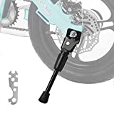 LEICHTEN Kids Bike Kickstand for 12 14 16 18 20 inch Children's Bicycle Single-Side Kick Stand Rear Mount Bikes Support Racks