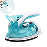 IIMII Mini Travel Steam Iron, Dual Voltage 560W Power, Fast Heat Up, Powerful Steam Burst, Non-Stick Soleplate, Compact Design, Best Travel Quilting Sewing Iron