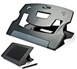 Max Smart Tablet Drawing Stand, Laptop Stand Riser, Book Reading Stand, Foldable, Portable and Adjustable 6 Angles for Laptop, Digital Graphic Drawing Tablet, Artisul, iPad Pro, Wacom Cintiq (Gray)