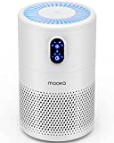 MOOKA Air Purifiers for Home Large Room up to 860ft², H13 True HEPA Air Filter Cleaner, Odor Eliminator, Remove Allergies Smoke Dust Pollen Pet Dander, Night Light(Available for California)