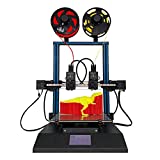 LNL - Tenlog TL-D3 Pro Dual Extruder 3D Printer - 300 Degree High Temperature Nozzle,Silent Mainboards TMC2209 Drive,600W Power Supply,Support PVA TPU ABS PLA Nylon,11.8''x11.8''x13.8''…
