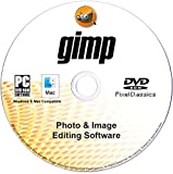 GIMP Photo Editor 2023 Premium Professional Image Editing Software CD Compatible with Windows 11 10 8.1 8 7 Vista XP PC 32 & 64-Bit, macOS, Mac OS X & Linux – Lifetime Licence, No Monthly Subscription