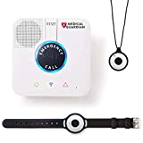 Medical Guardian - Medical Alert System, Medical Alert Bracelet and Necklace Alarm, Call Button System, Medical Alert Systems for Seniors, Monitoring 24/7 - Included Cellular Coverage (1 Month Free)