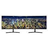 Packard Bell AirFrame 27 Inch Ultra Slim Bezel Desktop Monitor, FHD IPS LED 1920 x 1080p, 75 Hertz, 5 Milliseconds, VESA Mounting, Tilt Adjustment, HDMI and VGA for Home and Office Use, 2 Pack