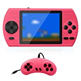 Melusen Handheld Game Console, Retro Game Console with 500 Classic Handheld Games, Supporting 2 Players & TV Connection, 800 mAh Rechargeable Battery