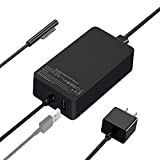 Surface Pro Charger, 65W Power Adapter for Microsoft Surface Pro X 3 4 5 6 7 7+ 8 9, Surface Laptop 5 4/3/2/1, Surface Laptop Go/Go 2/ Go 3 Power Supply Cord