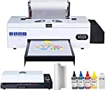 L1800 DTF Transfer Printer with Roll Feeder,Direct to Film Print-preheating A3 DTF Printer for Dark and Light Clothing VS DTG Printer (A3 DTF Printer +Oven)