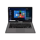 HYUNDAI 14 Inch Hybook 4GB RAM, 128GB Storage, Windows 10 Home Laptop, Intel Celeron N4020, Expandable Storage, microSD Slot (Up to 256GB), 14.1' Inch IPS Display, WiFi & Bluetooth, 5000mAh Battery.