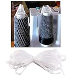 20 Yards Thread Net Spool Saver for Different Sizes of Embroidery Sewing Quilting and Serger Thread Spools/Cones - Cut into Any Length