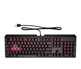 OMEN Encoder Customizable Mechanical Gaming Keyboard with Cherry MX Red Keys, Full N-Key Rollover, LED Backlit, USB (6YW76AA)