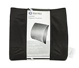 BodyMed Lumbar Support Cushion, Standard, Black – Lower Back Support for Improved Comfort – Ideal for Use at Home, in The Office, and Traveling – Durable, Adjustable, & Lightweight