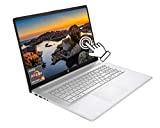 2022 Newest HP 17.3' HD+ Touchscreen Laptop Business Computer, AMD Ryzen 5 5500U Hexa-Core (up to 4.0GHz), 16GB RAM, 128GB SSD + 1TB HDD, HDMI, Webcam, Windows 11 w/ Ghost Manta Accessories