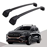 Snailfly Upgraded Crossbar Fit for Hyundai Santa Fe 2019-2022 Anti-Theft Roof Rack Rail Cross Bars for Luggage Kayak Ski Bike Snowboard Skiboard Cargo Carrier 165lbs Capacity