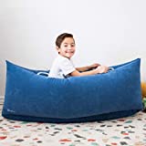Harkla Hug Autism Sensory Chair (48 inches) - Inflatable Sensory Peapod for Children with Sensory Needs - Therapeutic Compression Sensory Toys | Kids 2 to 6 | Pea Pod, Air Pump & Repair Kit Included