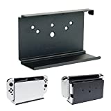 HIDEit Mounts Switch Nintendo Switch Wall Mount, Black Steel Mount for Nintendo Switch and Nintendo Switch OLED, Safely Store Your Switch Console
