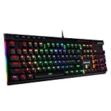 Redragon K580 VATA RGB LED Backlit Mechanical Gaming Keyboard with Macro Keys & Dedicated Media Controls, Onboard Macro Recording (Brown Switches)