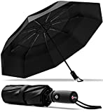 Repel Umbrella Windproof Travel Umbrella - Wind Resistant, Small - Compact, Light, Automatic, Strong Steel Shaft, Mini, Folding and Portable - Backpack, Car, Purse Umbrellas for Rain - Men and Women