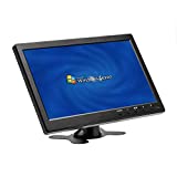Hikity 10 Inch Small HDMI Monitor Portable CCTV Monitors 1280x600 with BNC, AVI, VGA, HDMI Input Cable, Remote Control, Built-in Speakers, for PC, CCTV, Security Camera, Raspberry Pi, X-Box