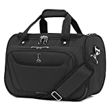 Travelpro Maxlite 5 Softside Lightweight Underseat Carry-On Travel Tote, Overnight Weekender Bag, Men and Women, Black, 18-Inch