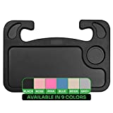 lebogner Auto Steering Wheel Desk, Laptop, Tablet, iPad Or Notebook Car Travel Table, Food Eating Hook On Steering Wheel Tray, for Constant Travelers, Fits Most Vehicles Steering Wheels