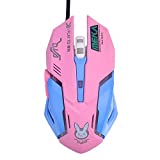 OW Mouse Breathing LED Backlit Gaming Mouse Genji Reaper Wired USB Computer Mouse for PC& Mac E-Sports Gamers