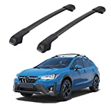 BougeRV Car Roof Rack Cross Bars for Subaru XV Crosstrek 2018-2022 / Impreza 2017-2022 with Anti-Theft Lock, Aluminum Anti-Rust Cross Bar for Rooftop Cargo Carrier Luggage Kayak Canoe Bike Snowboard
