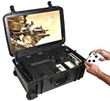 Case Club Xbox One X/S Portable Gaming Station with Built-in 24' 1080p Monitor, Storage for Controllers, Games, and Included Speakers (Xbox & Accessories Not Included)