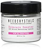NeedCrystals Microdermabrasion Crystals 4 oz. / 113 gr. DIY Facial Scrub. Natural Face Exfoliator for Dull or Dry Skin Improves Scars, Blackheads, Pore Size, Wrinkles, Blemishes & Skin Texture