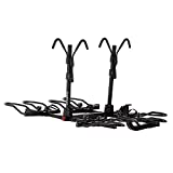 KAC K4-RT 2' Hitch Mounted Rack 4-Bike Capacity - Ratchet Version - Smart Tilting, Platform Style Standard, Fat Tire, Electric Bicycles - 4 Bikes X 60 lbs (240 lbs Total) Heavy Weight Capacity