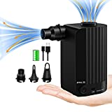 Electric Air Pump, Rechargeable Battery Air Mattress Pump, Portable Quick-Fill Inflator/Deflator Pumps with 4000mAh for Camping Inflatable Cushions, Pool Toy, Air Sofa, Air Mattress Bed, Boat