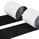 4 Inch x 9 Feet Hook and Loop Tape, Velcro Strips with Adhesive, Nylon Self Adhesive Heavy Duty Strips for Home Office School Car and Crafting Organization, COCOBOO