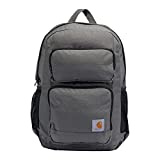 Carhartt Legacy Standard Work Backpack with Padded Laptop Sleeve and Tablet Storage, Grey