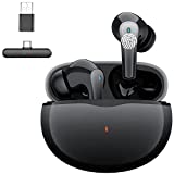 TG-01 True Wireless Gaming Earbuds, 2.4Ghz Bluetooth Gaming Earbud with Built-in Microphone, Ultra-Low Latency Touch Control Earphones for PC, Playstation 5/4, Cellphones, Laptop, MacBook