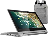 2021 Lenovo Chromebook Flex 11' 2-in-1 Convertible Laptop, 11.6-Inch HD Touch Screen, MediaTek MT8173C Quad-Core Processor, 4GB LPDDR3, 32GB eMMC, Webcam, Chrome OS /Legendary Accessories