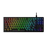 HyperX Alloy Origins Core - Tenkeyless Mechanical Gaming Keyboard, Software Controlled Light & Macro Customization, Compact Form Factor, RGB LED Backlit, Linear HyperX Red Switch