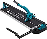 VEVOR Tile Cutter, 39 Inch Manual Tile Cutter, Tile Cutter Tools w/Single Rail, 3/5 in Cap w/Precise Laser Positioning, Snap Tile Cutter for Precision Cutting Porcelain Tiles Home Industry