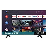 Hisense 40-Inch 40H5500F Class H55 Series Android Smart TV with Voice Remote (2020 Model)
